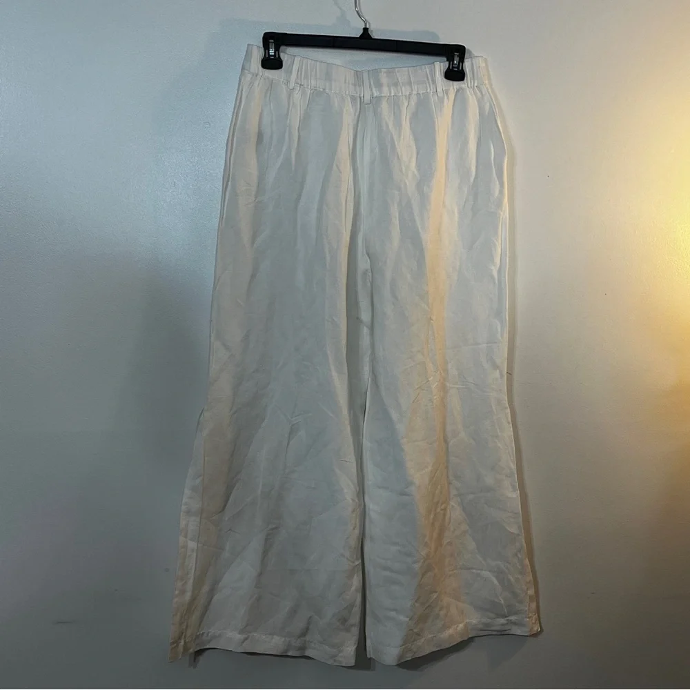 Boston Proper White Wide Leg Pants - Picture 5 of 8